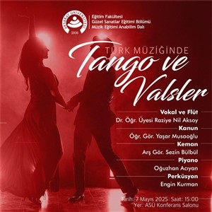 Türk Müziğinde Tangolar ve Valsler Konseri